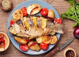 طريقة عمل سمك مشوي بالخلطة الحارة