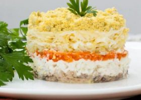 طريقة عمل سلطة الميموزا الروسية