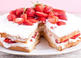 طريقة عمل الكيكة السحرية بدون خفق