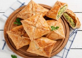 طريقة عمل فطائر البطاطس المهروسة بالبف باستري