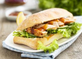 طريقة عمل ساندويش دجاج بالخردل