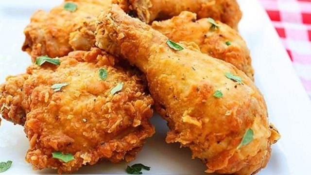 طريقة عمل دجاج مقلي صحي