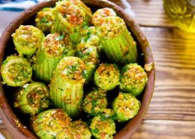 طريقة عمل محشي كوسا بالجمبري