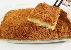 طريقة عمل بسبوسة الشعيرية الباكستانية