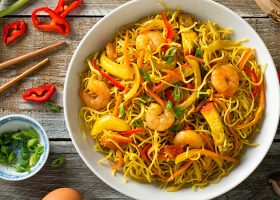 طريقة عمل نودلز سنغافوري