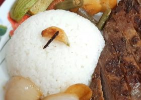 طريقة عمل الستيك مع الأرز