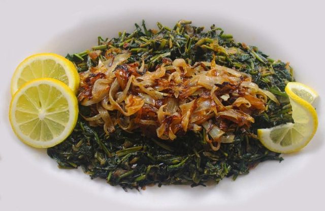 طريقة عمل الهندباء بالزيت