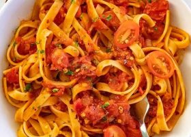 طريقة عمل تاغلياتيل في الفرن