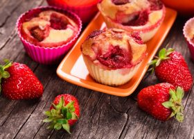 طريقة عمل مافن الفراولة والجبن