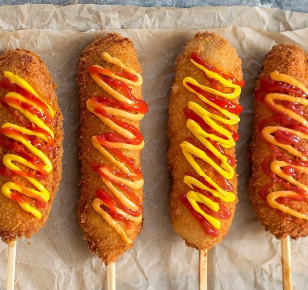 طريقة عمل الكورن دوج الكوري الأصلي