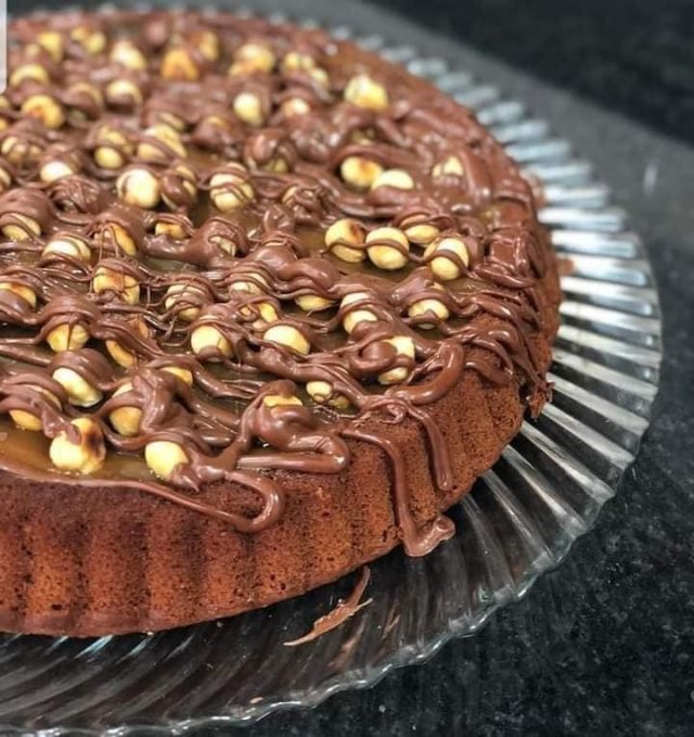 طريقة عمل كيكة القهوة بالبندق