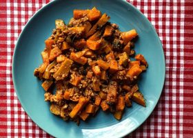 طريقة عمل مسقعة القرع العسلي