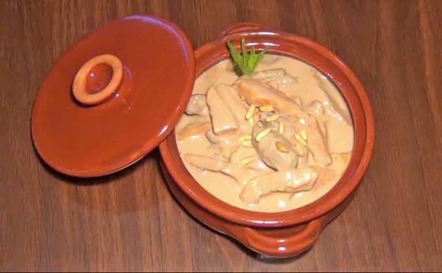 طريقة عمل يقطين بالطحينة والجوز