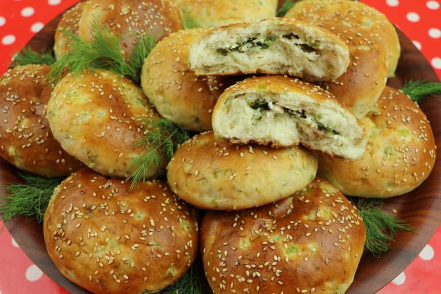 طريقة عمل فطائر الشبت التركية