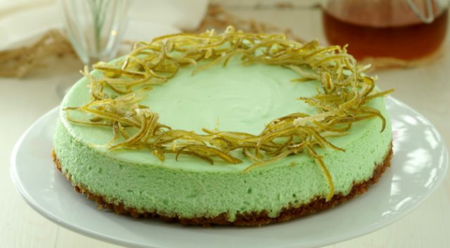 طريقة عمل تشيز كيك بالليمون الأخضر