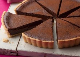 طريقه عمل تارت المهلبية بالشوكولاته