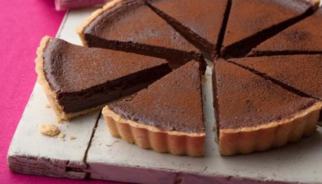 طريقه عمل تارت المهلبية بالشوكولاته