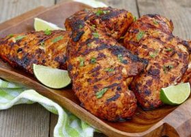 طريقة عمل دجاج مشوي بالليمون والكزبرة للرجيم