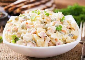 طريقة عمل سلطة المكرونة الروسية