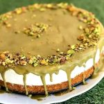 طريقة عمل تشيز كيك بالفستق والشوكولاتة
