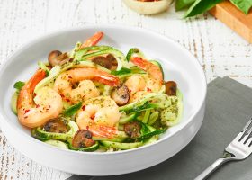 طريقة عمل شرمب بالبستو والبارميزان