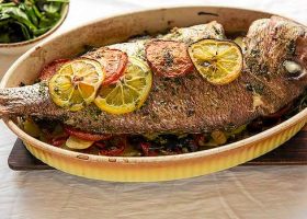 طريقة عمل سمك النهاش الاحمر