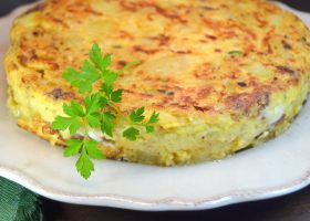 طريقة عمل أومليت البطاطس الاسباني