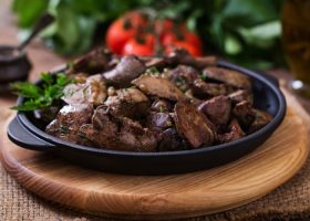 طريقة عمل كبدة الدجاج المشوية بالفرن