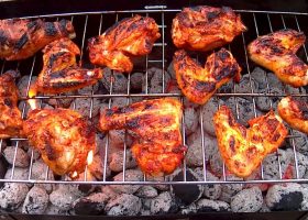 طريقة عمل دجاج مشوي عالفحم
