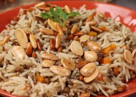 طريقة عمل أرز بالجزر والعدس