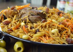 طريقة عمل الرز البخاري باللحم