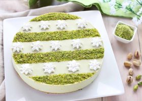 طريقة عمل تشيز كيك الفستق الحلبي