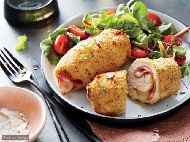 طريقة عمل كرسبي رول الدجاج