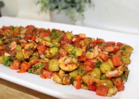 طريقة عمل سلطة الزيتون التركية