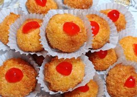 طريقة عمل شكلمة جوز الهند بالحليب المكثف