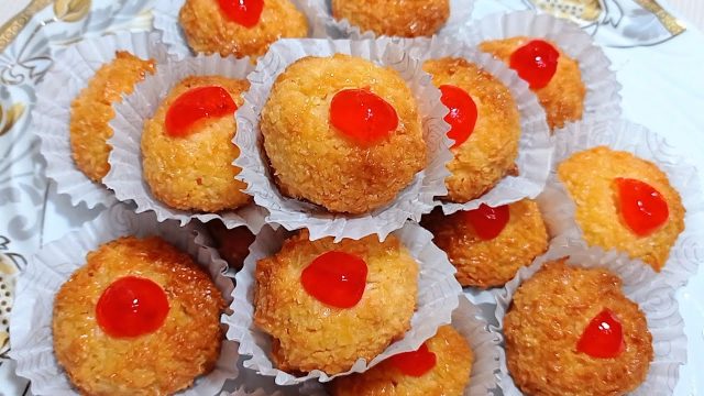 طريقة عمل شكلمة جوز الهند بالحليب المكثف