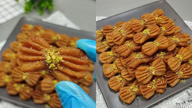 طريقة عمل حلى الفيونكة التركية