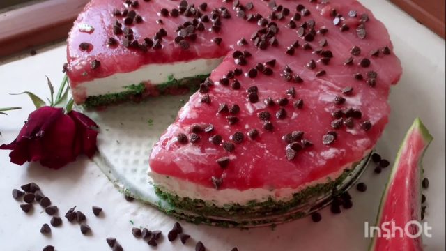 طريقة عمل تشيز كيك البطيخ