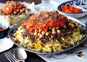 طريقة عمل كشرى سهل