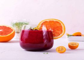 طريقة عمل عصير البرتقال بالشمندر