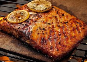 طريقة عمل فيليه السلمون المشوي للرجيم