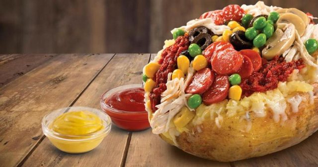 طريقة عمل بطاطس لندن المشوية