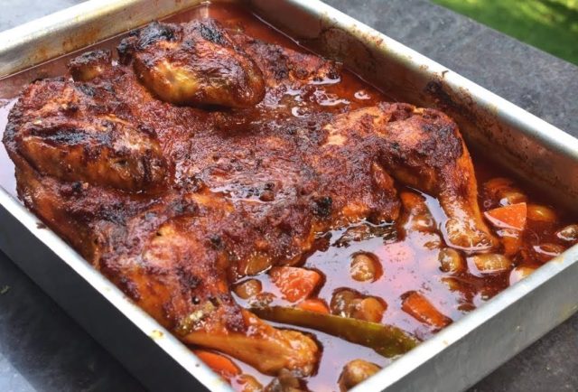 طريقة عمل الدجاج المسحب بقدر الضغط