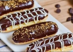طريقة عمل إكلير الشوكولاته