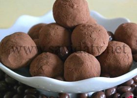 طريقة عمل ترافل بنكهة القهوة