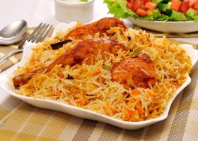 طريقة عمل الرز البرياني مع صلصة البرتقال