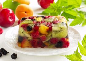 طريقة عمل بودنج الحليب بالفواكه