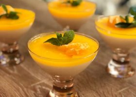 طريقة عمل بودنج الحليب باليوسفى