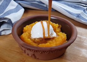 طريقة عمل بوظة البطاطا الحلوة