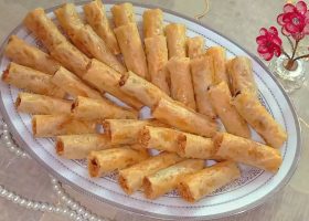 طريقة عمل جلاش بحشوة الكنافة